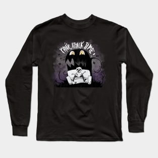Panic attack time - dark version Long Sleeve T-Shirt
